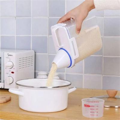 Organizador Pote Hermético com Copo Medidor para Mantimentos 1,5L