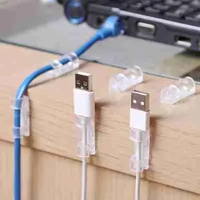 Passa Fio Fixador Organizador de Cabos – Kit com 10