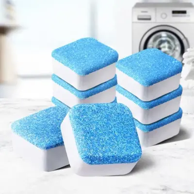 Pastilhas de Limpeza para Máquina de Lavar Roupa e Lava-Louças – Kit com 10