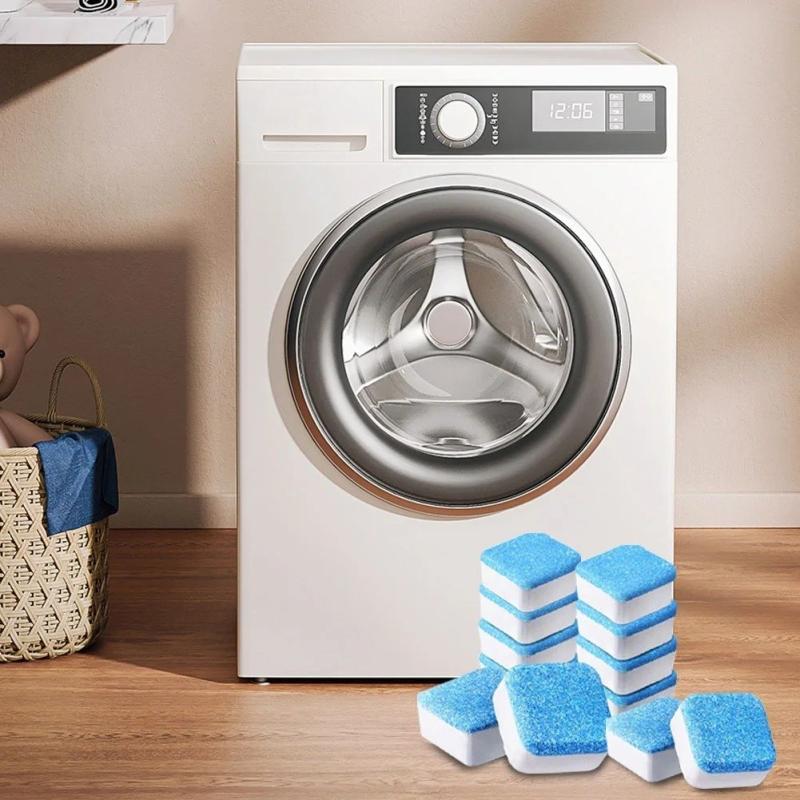 Pastilhas de Limpeza para Máquina de Lavar Roupa e Lava-Louças – Kit com 10