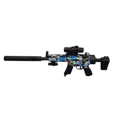Pistola Lançador de Bolinha de Gel Automática Recarregável MP5 Com Laser
