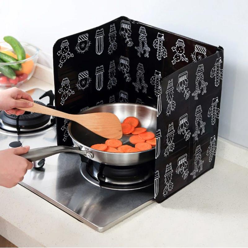 Placa Defletor de Óleo de Cozinha Resistente ao Calor Placa de Isolamento