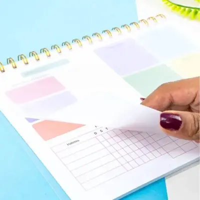 Planner Semanal Colorido – 50 Folhas