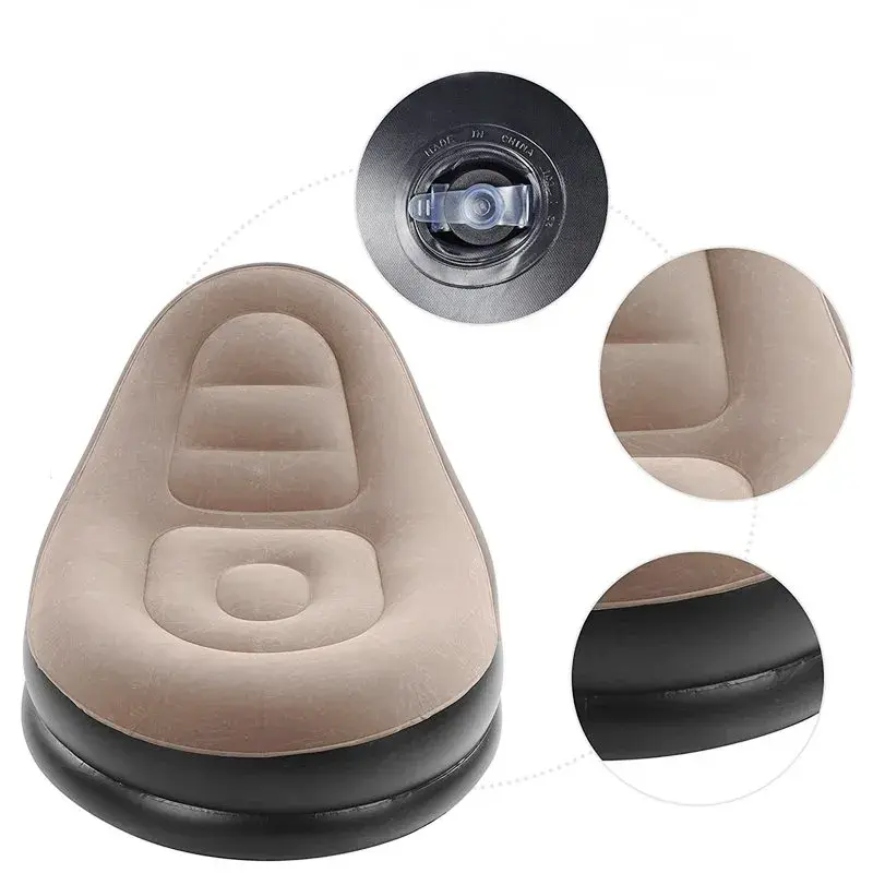 Poltrona Inflável Ultra Lounge Com Puff