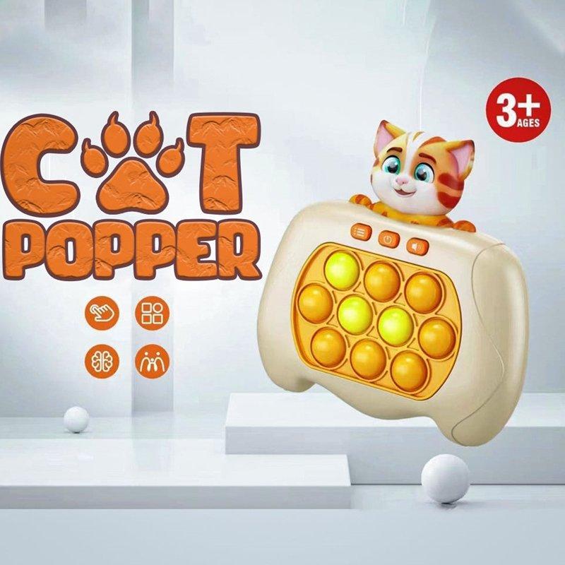 Pop It Eletronico Fidget Brinquedo De Apertar Anti Stress Bichinhos Gatinho