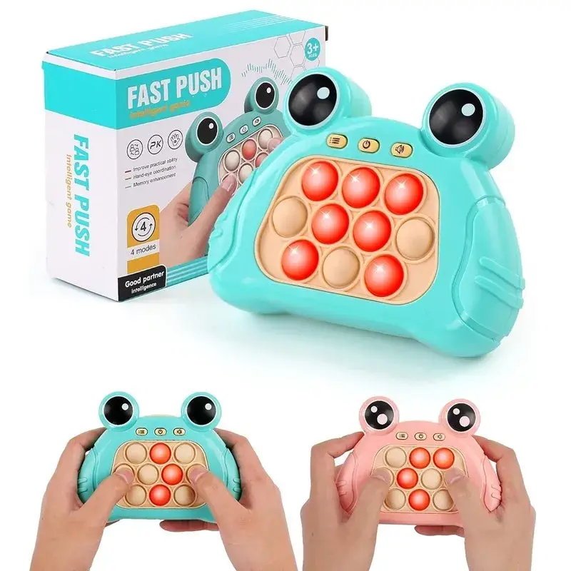 Pop It Eletronico Fidget Brinquedo De Apertar Anti Stress Bichinhos Sapinho