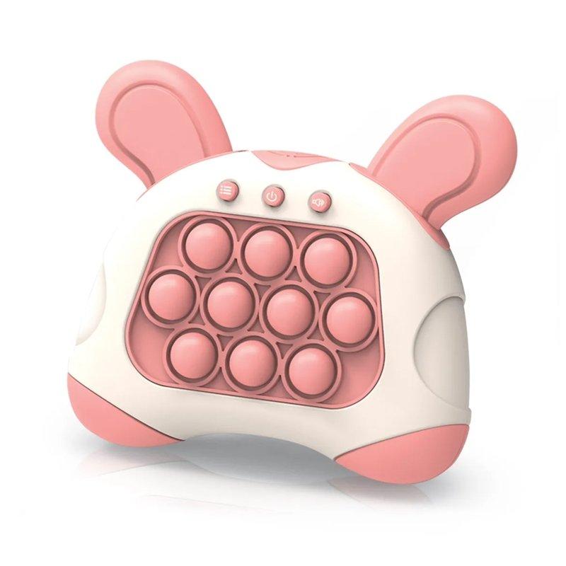 Pop It Eletronico Fidget Brinquedo De Apertar Anti Stress Orelhinhas – Cor Rosa