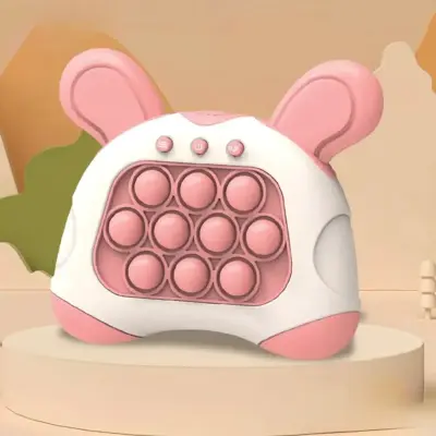 Pop It Eletronico Fidget Brinquedo De Apertar Anti Stress Orelhinhas – Cor Rosa