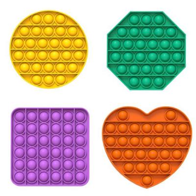 Pop It Fidget Brinquedo de Silicone de Apertar Anti Stress