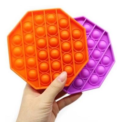 Pop It Fidget Brinquedo de Silicone de Apertar Anti Stress