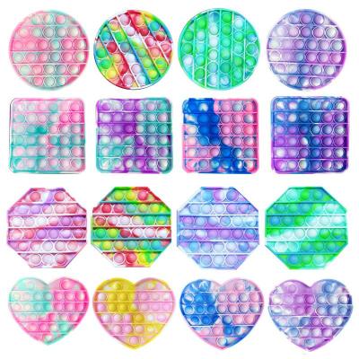 Pop It Fidget Tie-dye Camuflado Colorido – Atacado