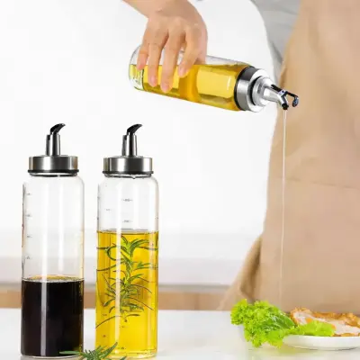 Porta Azeite Galheteiro Com Bico Dosador 300ML