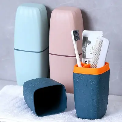 Porta Escova De Dentes Com 3 divisórias
