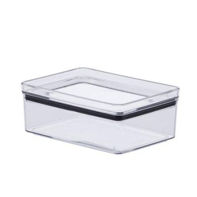 Porta Frios Hermético Empilhável Lumini Retangular 770 ml – Acrílico Cristal