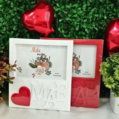 Porta Retrato Com Moldura Decorativo Mãe –  Foto 10×15