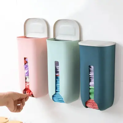 Porta Sacolas Dispenser Sacolas de Supermercado Puxa Sacos
