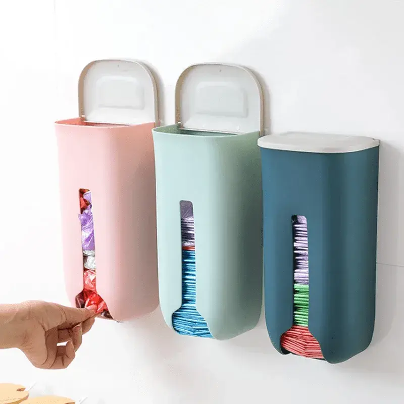 Porta Sacolas Dispenser Sacolas de Supermercado Puxa Sacos