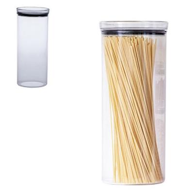 Pote Hermético Acrílico Redondo Lumini Empilhável 2200ml