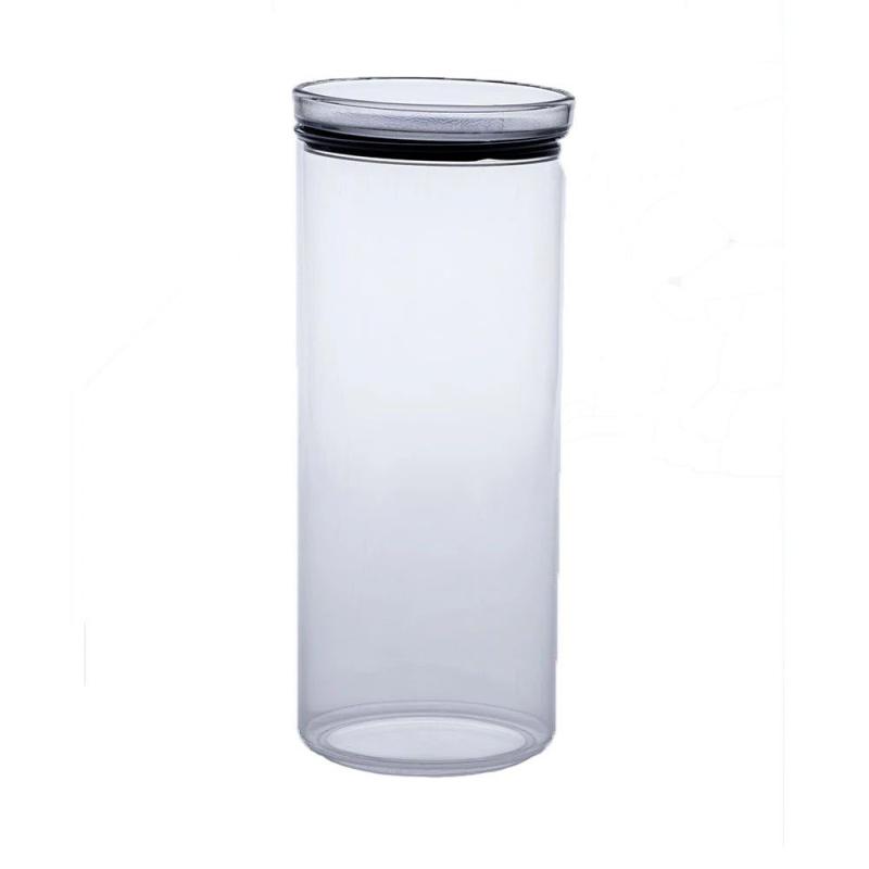 Pote Hermético Acrílico Redondo Lumini Empilhável 2200ml