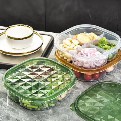 Pote Para Alimentos Com 4 Divisórias