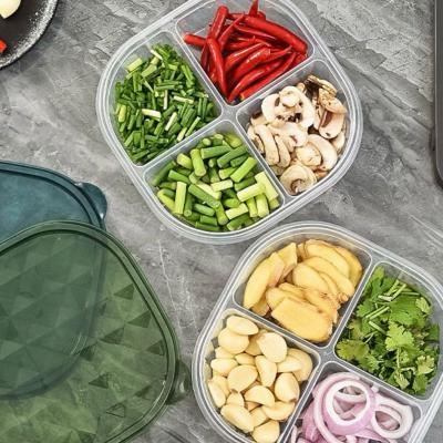 Pote Para Alimentos Com 4 Divisórias