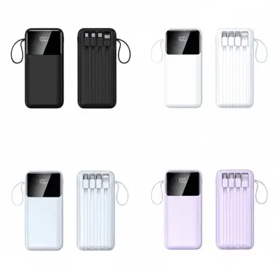 Power Bank Banco de Potência Portátil 20000mAh com Carregamento Rápido