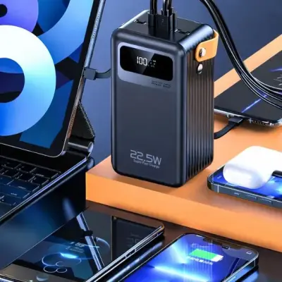 Power Bank Carregador Portátil 60000mAh LED