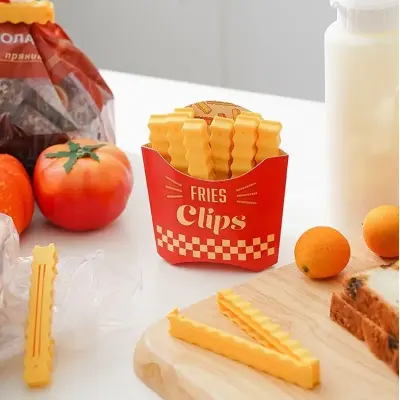 Presilha Clipe Lacre De Vedação Divertido Batata Frita