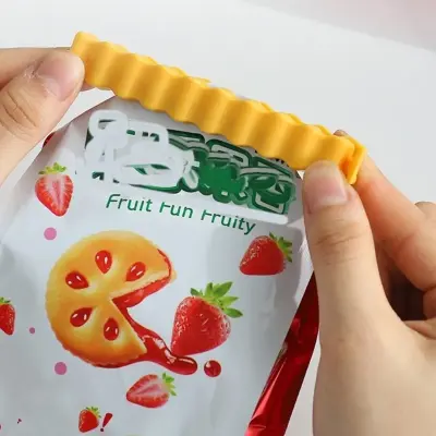 Presilha Clipe Lacre De Vedação Divertido Batata Frita