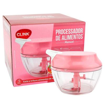 Processador Manual de Alimentos Triturador de Alho e Legumes Clink
