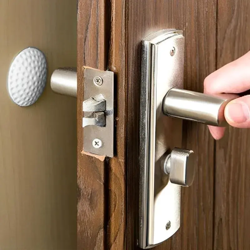 Protetor De Porta Em Silicone Com Fixação Adesiva