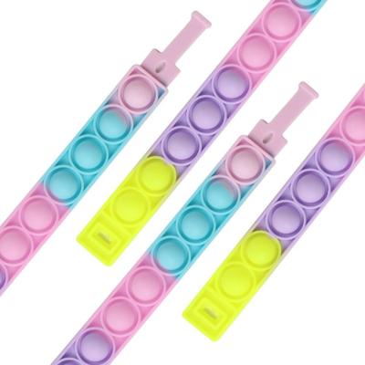 Pulseira Pop It Fidget Brinquedo de Silicone Bracelete de Pop It