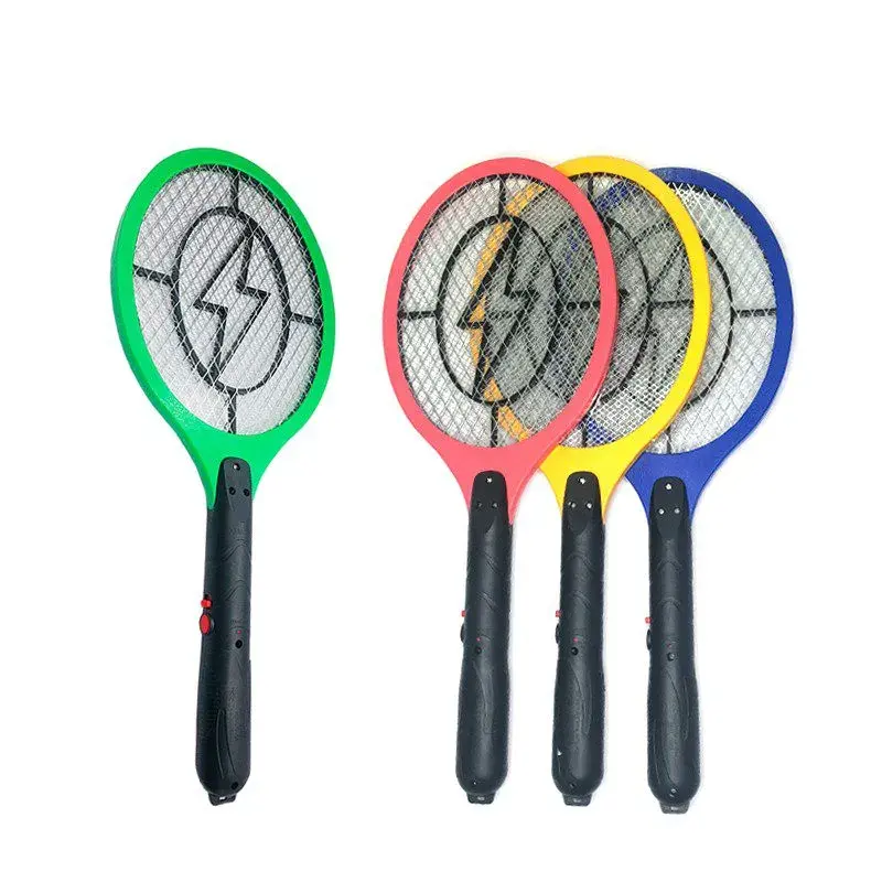 Raquete Elétrica Mata Mosca e Mosquito Dengue Insetos Recarregável 110/220 Bivolt