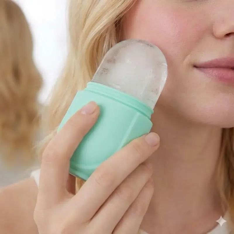 Massageador Facial de Gelo Ice Roller para Rosto
