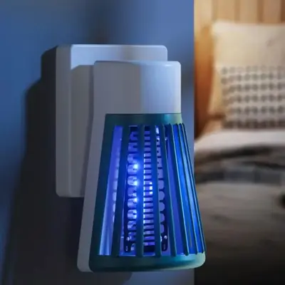 Repelente Eletrônico Tomada Lâmpada UV Mata Mosquito