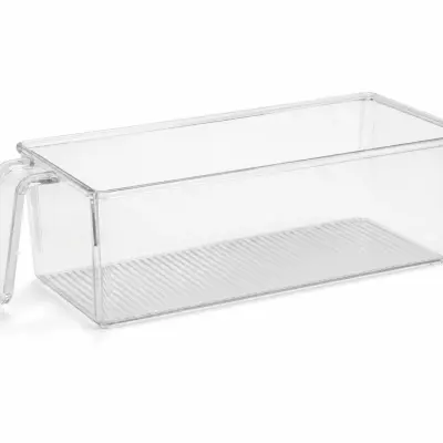 Organizador Acrílico para Geladeira e Armário | Sem Tampa
