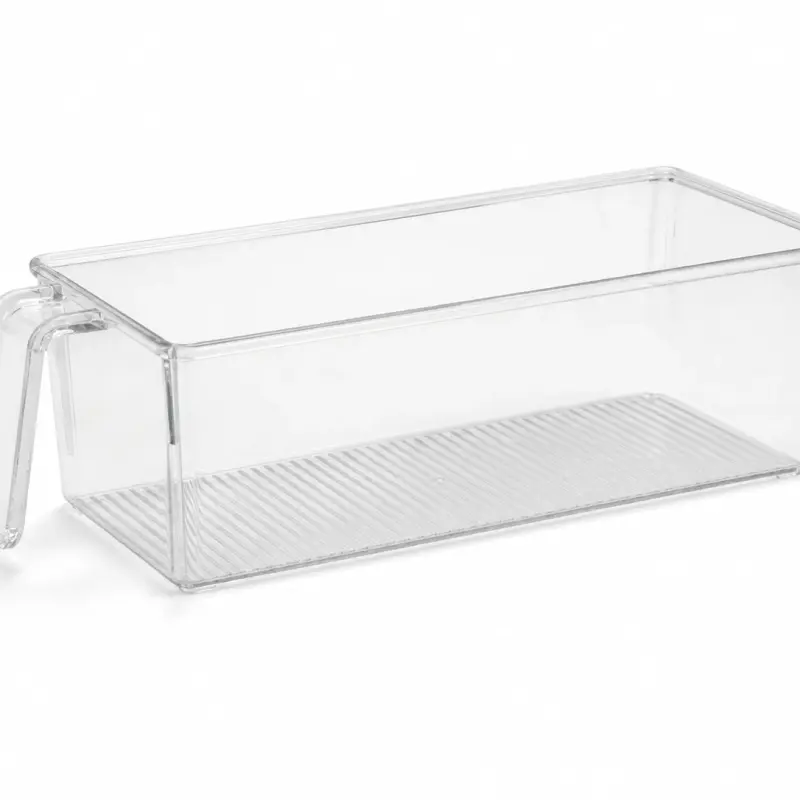 Organizador Acrílico para Geladeira e Armário | Sem Tampa