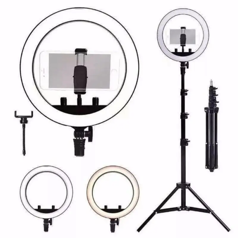 Ring Light 10 Polegadas 26cm Kit Completo Tripé e Dimmer