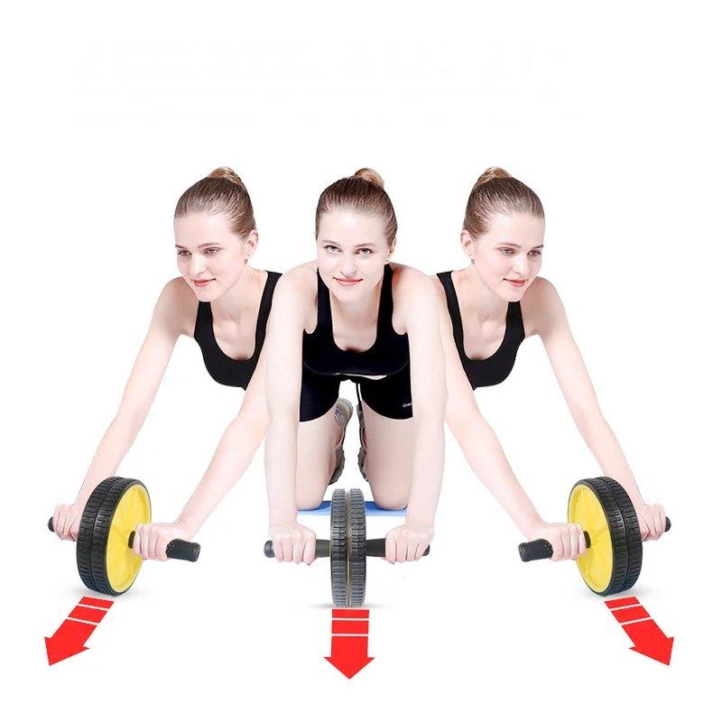 Roda Para Exercício Abdominal Lombar Fitness Academia