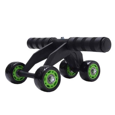 Roda Rolinho Exercício Abdominal Lombar Estabilizador 4 Rodinhas Wheel