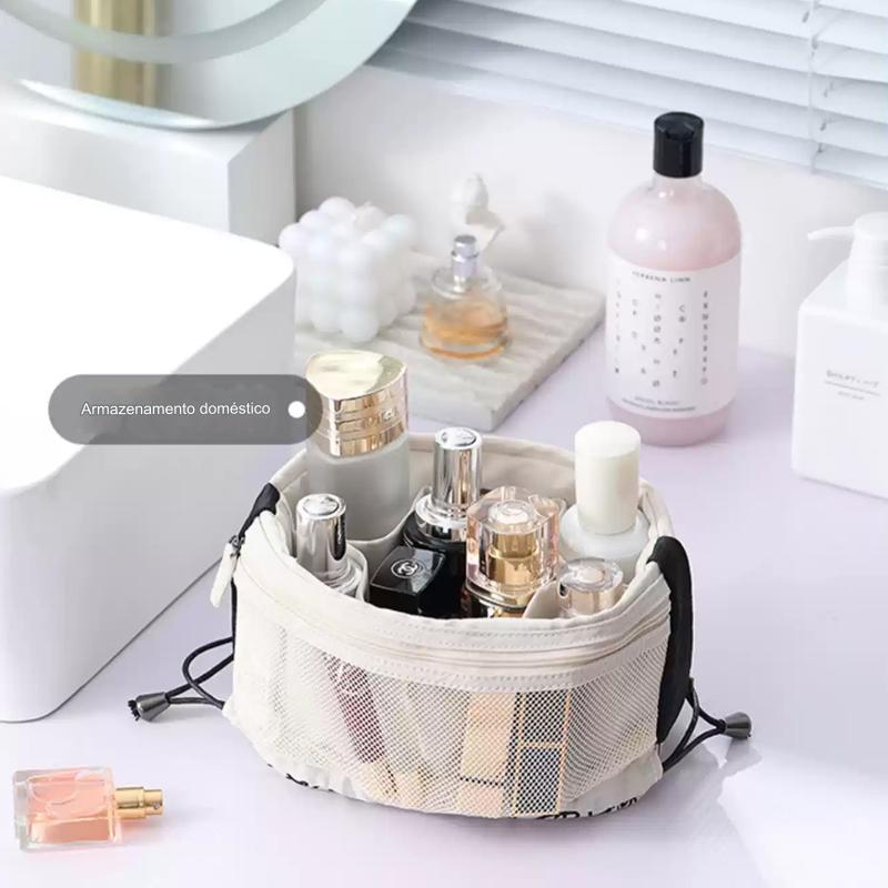 Saco Bolsa Organizadora De Maquiagem Necessarie Com Cordão