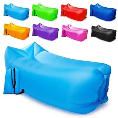 Saco de Dormir Inflável Preguiçoso – Puff – Sofá – Camping