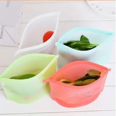 Saco Hermético de Armazenamento de Alimentos de Silicone