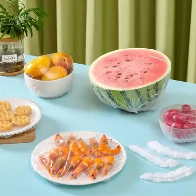 Saco Plástico Capa Protetora Descartável Para Alimentos – Pacote Com 100 Unidades