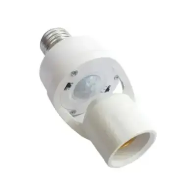 Sensor De Presença Lâmpada Com Fotocélula Soquete E27