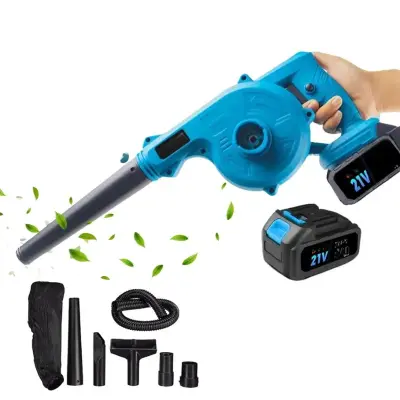 SOPRADOR ASPIRADOR RECARREGAVEL 21V 110V Soprador Aspirador Recarregavel 21V 110V/220V