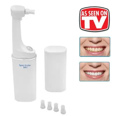 Polidor de Dentes – Branqueador Clareamento e Limpeza Dental Elétrico 360