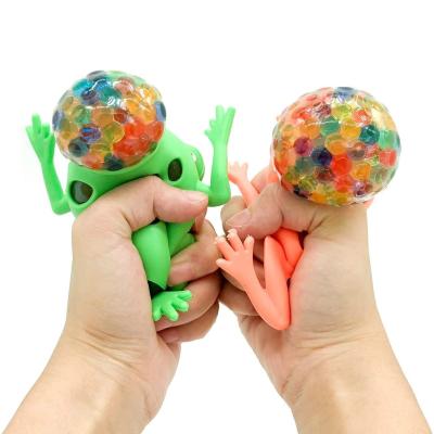Squishies Sapinho Stress Ball Gel Com Orbeez