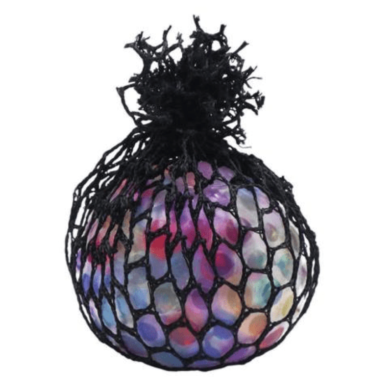 Squishy Mesh Ball – Bola Anti-stress Colorida – Fidget Toy