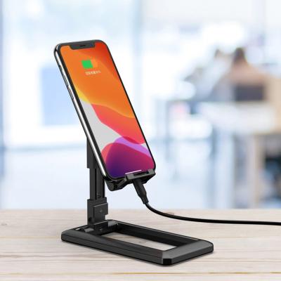 Suporte Celular Mesa Universal Portátil Pé Quadrado